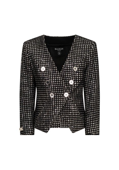 Giacca con paillettes BALMAIN KIDS | BZ2A64 U0283930AG